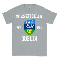 Heather Grey university college dublin Classic Tee - artisFamous