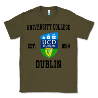Army Green university college dublin Classic Tee - artisFamous
