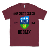 Burgundy university college dublin Classic Tee - artisFamous