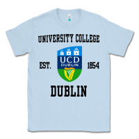 Dusty Blue university college dublin Classic Tee - artisFamous