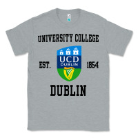 Heather Grey university college dublin Classic Tee - artisFamous