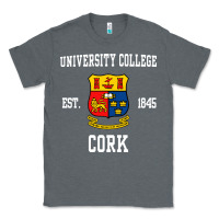 Charcoal Heather university college cork Classic Tee - artisFamous