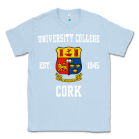 Dusty Blue university college cork Classic Tee - artisFamous