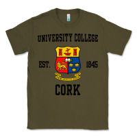 Army Green university college cork Classic Tee - artisFamous