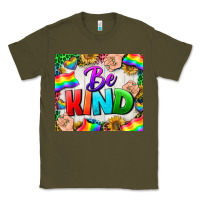 Army Green Western Be Kind LGBTQ Tumbler Classic Tee - BundleAndBundleShop