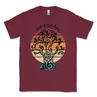 Burgundy National love a tree day Classic Tee - artisFamous