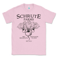 Bubblegum Pink Schrute Farms - The Office Classic Tee - artisFamous