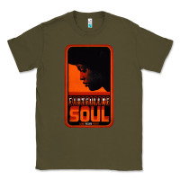 Army Green Fist Full Of Soul Long Record Player Classic Tee - artisFamous