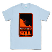 Dusty Blue Fist Full Of Soul Long Record Player Classic Tee - artisFamous