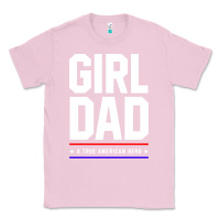 Bubblegum Pink Girl Dad A True American Hero - Fathers Day Gift Classic Tee - artisFamous