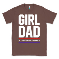 Chestnut Girl Dad A True American Hero - Fathers Day Gift Classic Tee - artisFamous