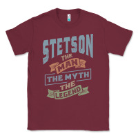 Burgundy Stetson Personalized Name Birthday Gift Classic Tee - artisFamous