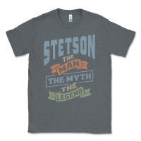 Charcoal Heather Stetson Personalized Name Birthday Gift Classic Tee - artisFamous