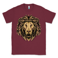 Burgundy Lion t-shirt  designs Classic Tee - artisFamous