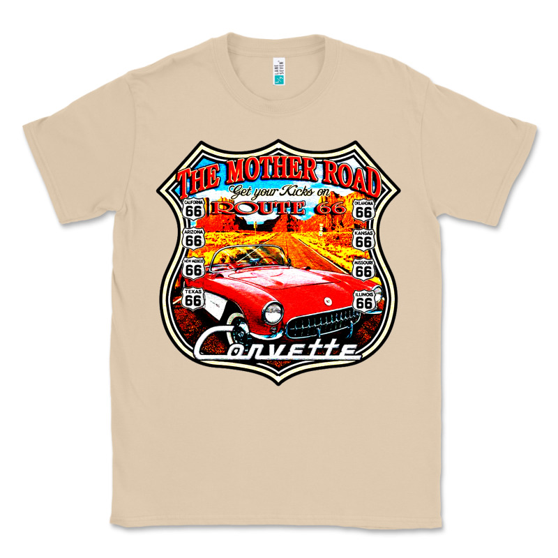 Classic Cars Route 66 Classic Tee by artisFamous | Teevron
