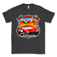 Smoke CLASSIC CARS ROUTE 66 Classic Tee - artisFamous