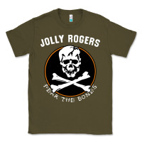 Army Green fear the bones Classic Tee - artisFamous