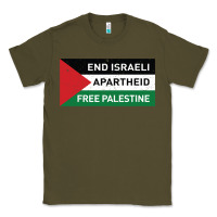 Army Green end is.rae.li apartheid free pales  flag  t shirt Classic Tee - artisFamous