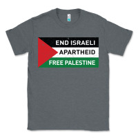 Charcoal Heather end is.rae.li apartheid free pales  flag  t shirt Classic Tee - artisFamous