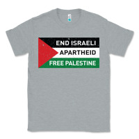Heather Grey end is.rae.li apartheid free pales  flag  t shirt Classic Tee - artisFamous