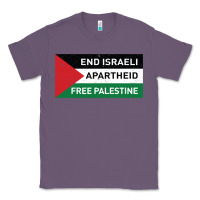 Lavender end is.rae.li apartheid free pales  flag  t shirt Classic Tee - artisFamous