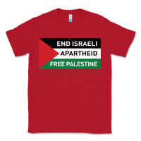 Red end is.rae.li apartheid free pales  flag  t shirt Classic Tee - artisFamous