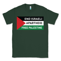 Sports Green end is.rae.li apartheid free pales  flag  t shirt Classic Tee - artisFamous