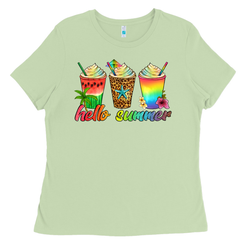 Hello Summer Ladies Tee by Artiststas | Teevron