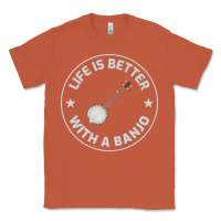 Copper Banjo Bluegrass Music Traditional Musician Funny Gift Classic Tee - artisFamous