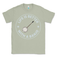 Matcha Banjo Bluegrass Music Traditional Musician Funny Gift Classic Tee - artisFamous