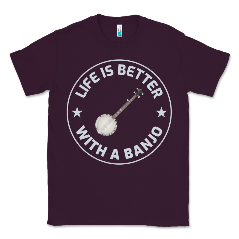 Banjo Bluegrass Music Traditional Musician Funny Gift Classic Tee by artisFamous | Teevron