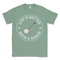 Sage Banjo Bluegrass Music Traditional Musician Funny Gift Classic Tee - artisFamous