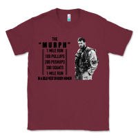 Burgundy the murph challenge Classic Tee - artisFamous