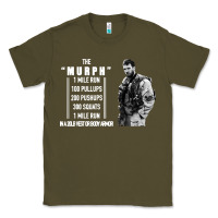 Army Green the murph challenge Classic Tee - artisFamous