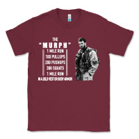 Burgundy the murph challenge Classic Tee - artisFamous