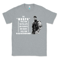 Heather Grey the murph challenge Classic Tee - artisFamous