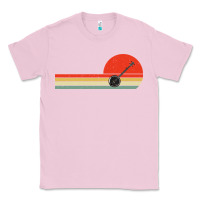 Bubblegum Pink Banjo Bluegrass Music Traditional Musician vintage retro Classic Tee - artisFamous