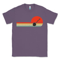 Lavender Banjo Bluegrass Music Traditional Musician vintage retro Classic Tee - artisFamous
