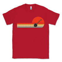Red Banjo Bluegrass Music Traditional Musician vintage retro Classic Tee - artisFamous