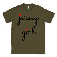 Army Green new jersey girl on the shore Classic Tee - artisFamous