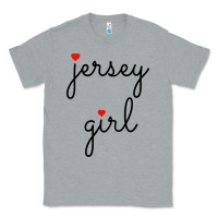 Heather Grey new jersey girl on the shore Classic Tee - artisFamous
