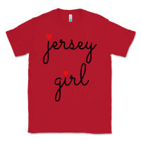 Red new jersey girl on the shore Classic Tee - artisFamous