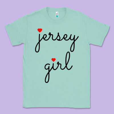 New Jersey Girl On The Shore Classic Tee Designed By Artisfamous