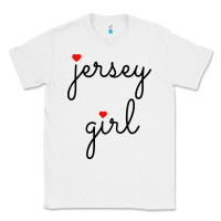 White new jersey girl on the shore Classic Tee - artisFamous