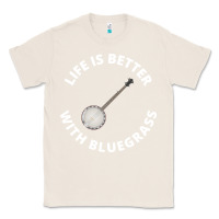 Natural Banjo Bluegrass Music Traditional Musician Funny Gift Classic Tee - artisFamous