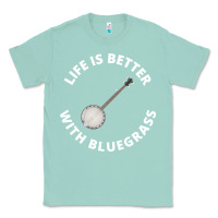 Seafoam Banjo Bluegrass Music Traditional Musician Funny Gift Classic Tee - artisFamous