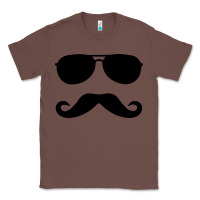 Chestnut moustache and sunglasses Classic Tee - artisFamous
