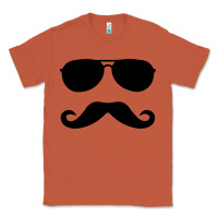 Copper moustache and sunglasses Classic Tee - artisFamous