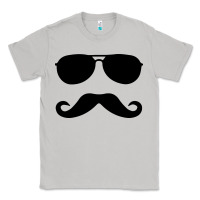 Moon Dust moustache and sunglasses Classic Tee - artisFamous