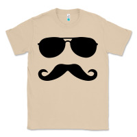 Mushroom moustache and sunglasses Classic Tee - artisFamous
